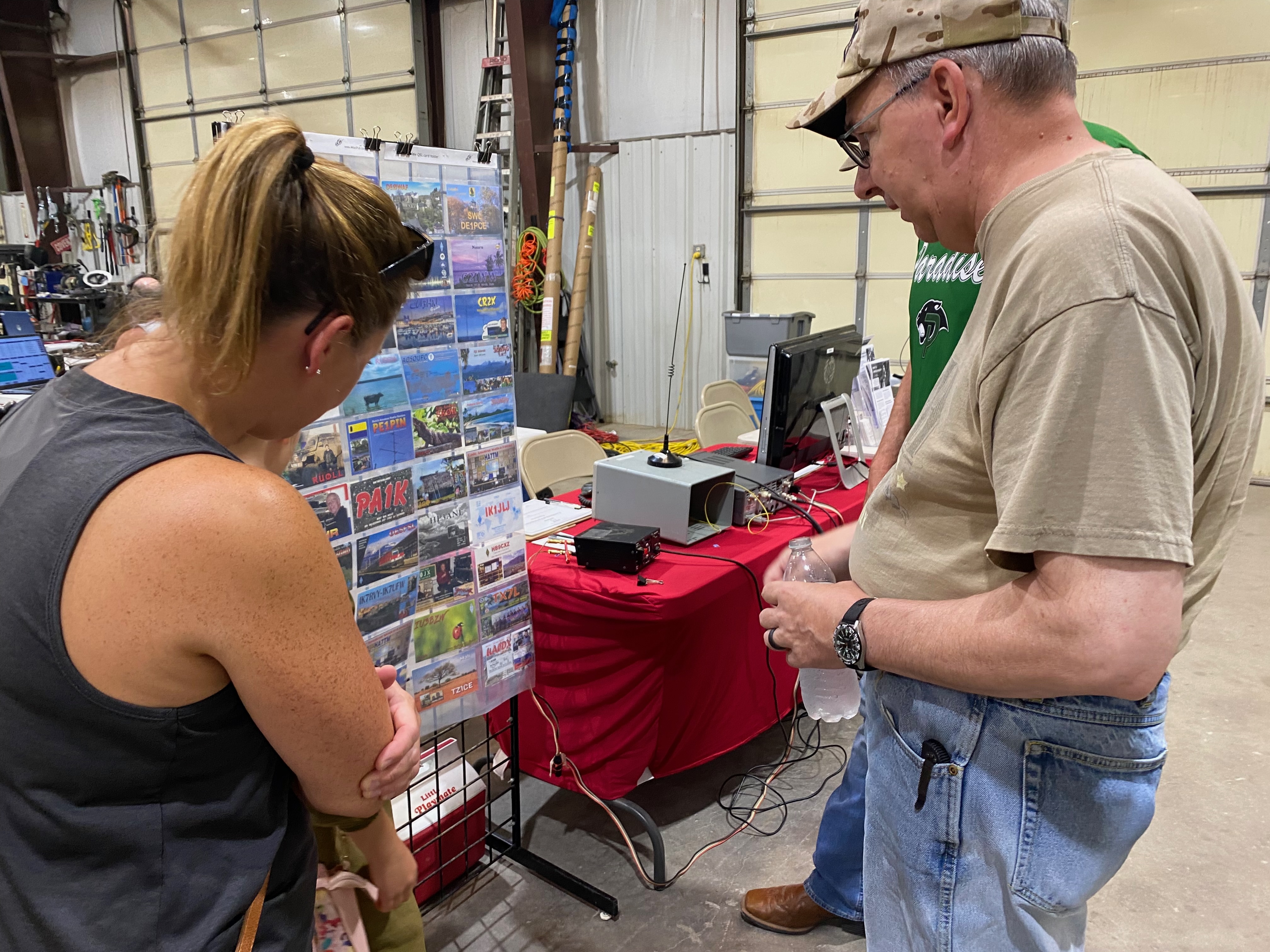 WFARC Field Day — ham radio operators in the field making contacts